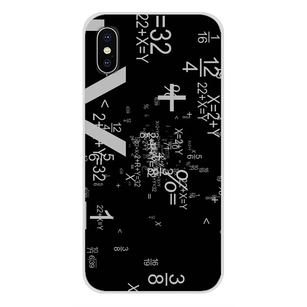 Аксессуары чехлы для телефонов вдохновленные математической формулой Apple iPhone X XR
