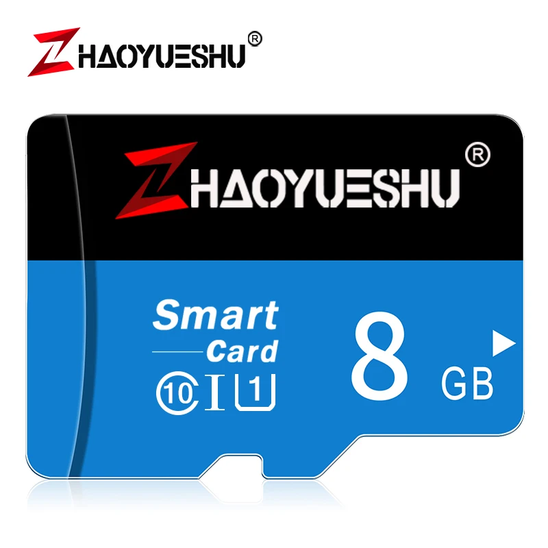 8GB Оригинальная Micro SD/TF карта 128 Гб 64 Гб высокоскоростная карта памяти 32 ГБ 16 ГБ 8 ГБ флэш-диск для мобильных телефонов и регистраторов вождения - Емкость: 8GB