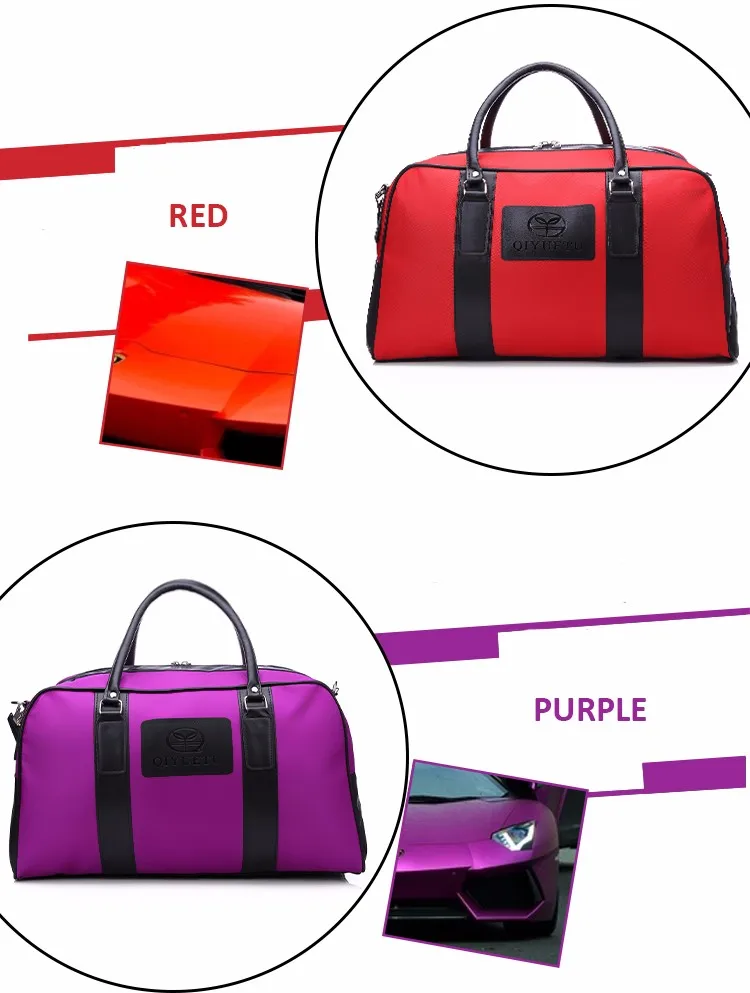 Пользовательский черный Высокое качество Water Proof свет Вес путешествий Duffle сумка