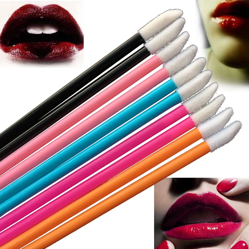 Цветные кисти для макияжа Набор Maquillaqe щетки туши кисть губ ручка очистки ресниц