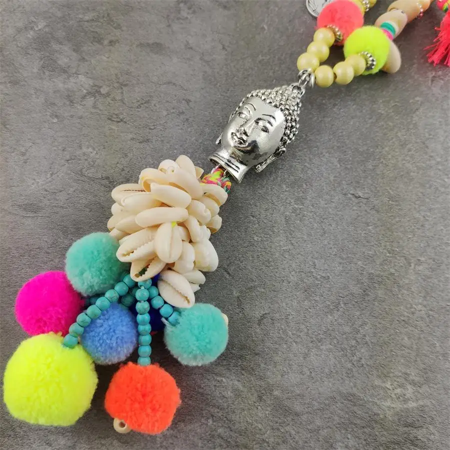 Красочные Collares Collier Широкое Ожерелье в стиле &quotБохо&quot для подвески Будды