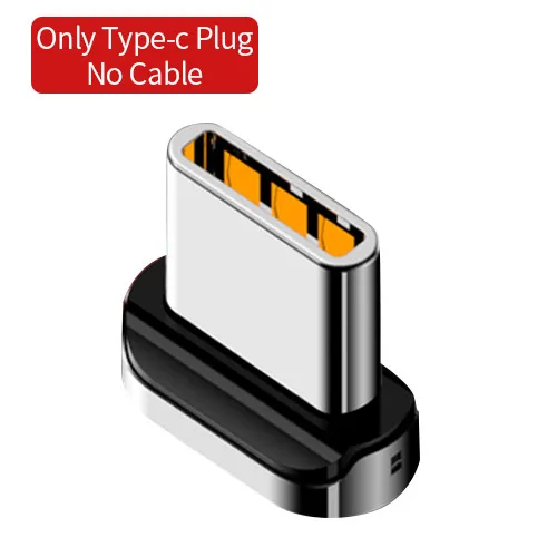 USAMS Магнитный USB кабель для освещения huawei Micro кабель для быстрой зарядки Магнитный кабель для передачи данных type c USB C кабель для зарядного устройства - Цвет: Only Type-C Plug