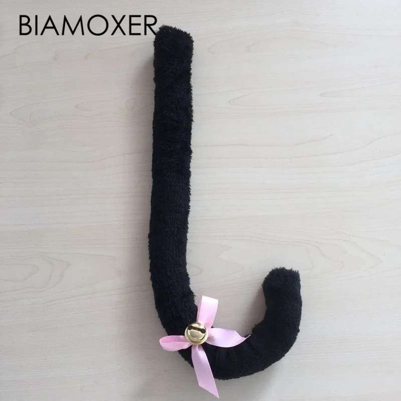 

7 colors Anime Party Lolita women Cosplay Costume black white Cat Tail fox Tail cos prop