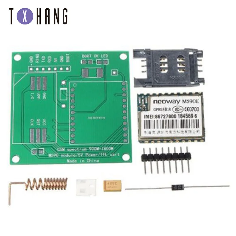 M590E GSM GPRS модуль Diy наборы M590 900 m-1800 m sms ЦП MCU тест | Электронные компоненты и