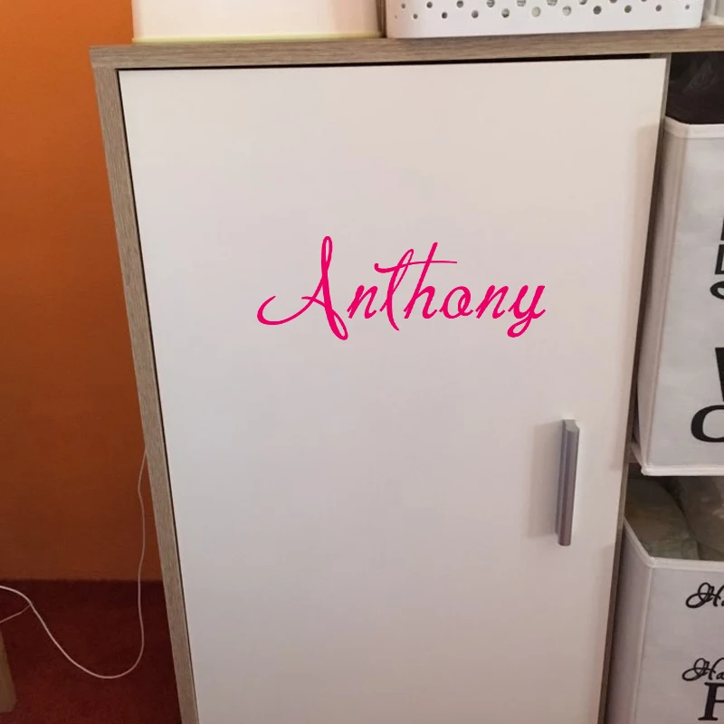 Персонализированная Виниловая наклейка с именем и номером на заказ автомобиль