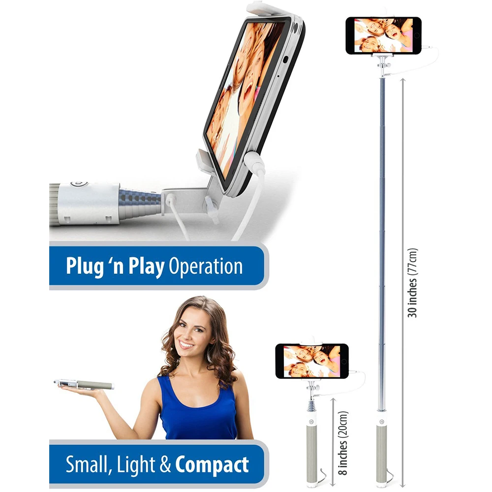 Проводной Штатив для селфи Xiaomi Redmi 4x iPhone 6 6S Samsung Galaxy S8 Plus S7 edge|holder stand|stand forphone tripod |