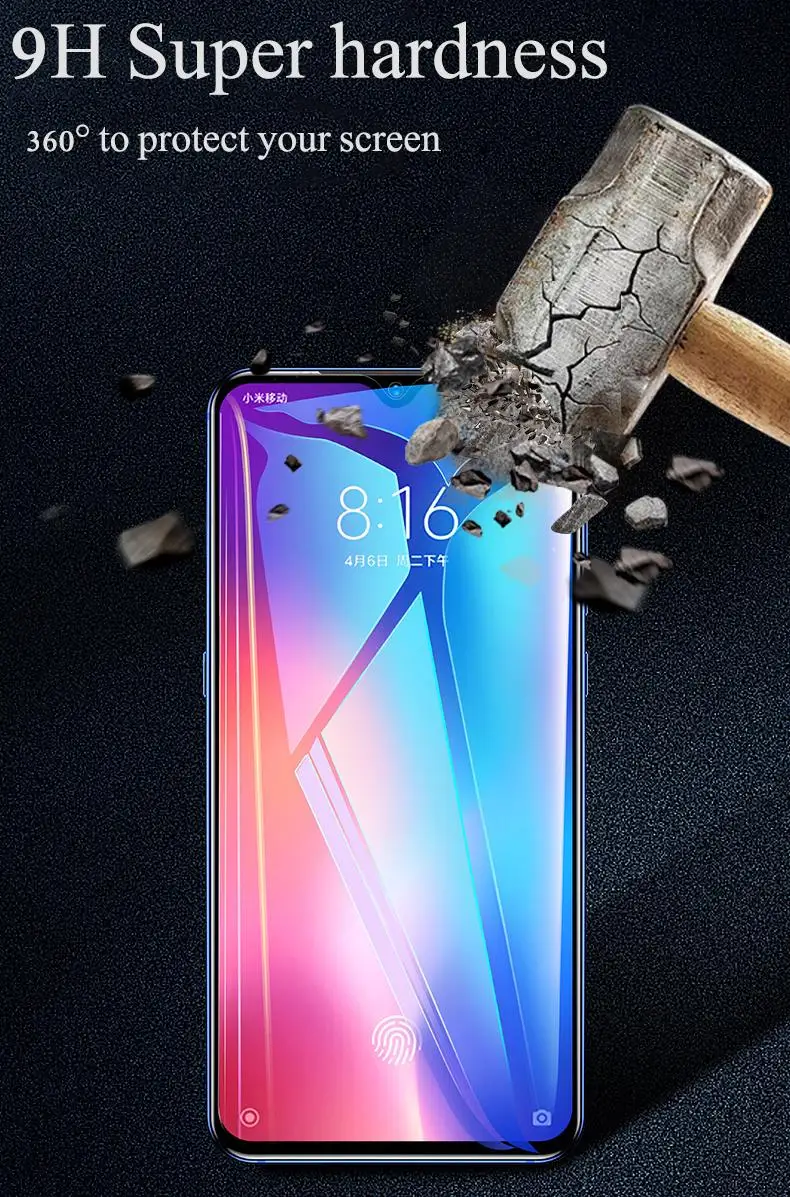 KEYSION 3D полное покрытие закаленное стекло для Xiaomi mi 9 Защитная стеклянная пленка для экрана защитное стекло 9H для Xiao mi Rd mi Note 7