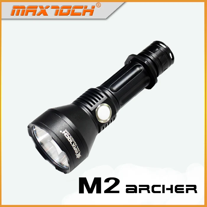Золотой MAXTOCH Archer M2 2000lm, 600 метров+, Luminus SST-40-W P2 светодиодный, бесступенчатая Функция затемнения фонарь, боковой переключатель тактический фонарь - Цвет: Золотой