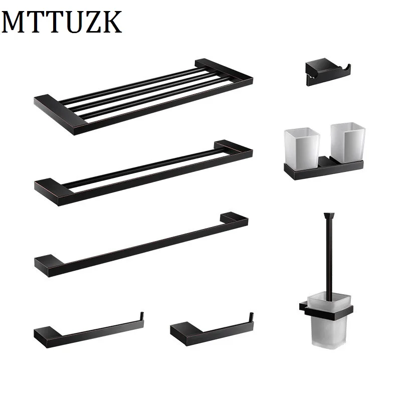 MTTUZK Высококачественная бронзовая вешалка для полотенец с масляным нагревом
