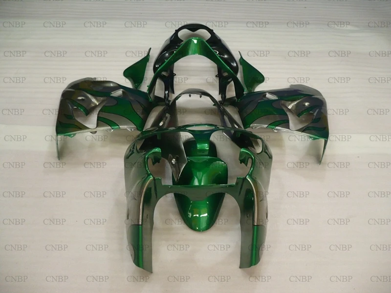 Zx 9r 2000 2001 кузов 00 полный комплект для Kawasaki Zx9r жемчужно Зеленый Серебряный