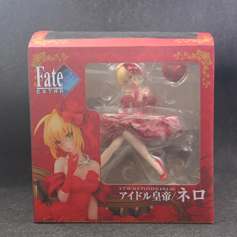 Kawaii Anime Girl Fate/stay Night FGO Red Saber Nero сидячая позиция Ver. ПВХ 1/6 Настольный Декор Куклы