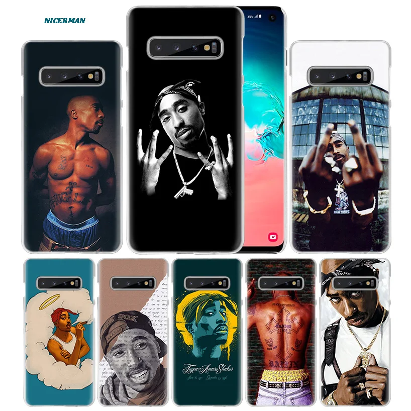 2Pac для телефона с изображением Тупака Амару Шакура чехол для samsung Galaxy S10 5G S10e S9 S8 M30 M20 M10 J4 J6 плюс J8 Note 8 9 прозрачный жесткий чехол для мобильного телефона