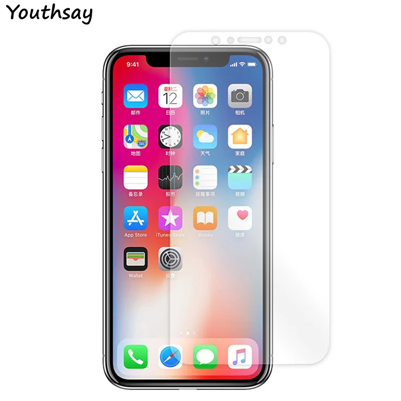 2 шт полный экран Защитная пленка для iphone X покрытие края Мягкий ТПУ Фольга Apple iphoneX