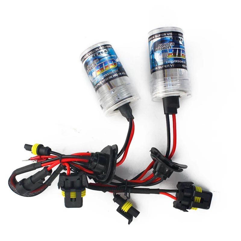 AC 55 Вт ксенона H7 6000 К 8000 hid комплект H1 xenon 4300 10000 12000 HID фар лампы conversion kit|Лампы для