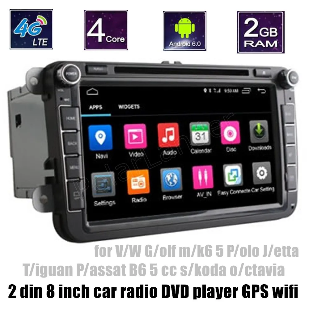 Автомобильный DVD плеер радио стерео для VW Golf mk6 5 Polo Jetta Tiguan Passat B6 cc skoda octavia