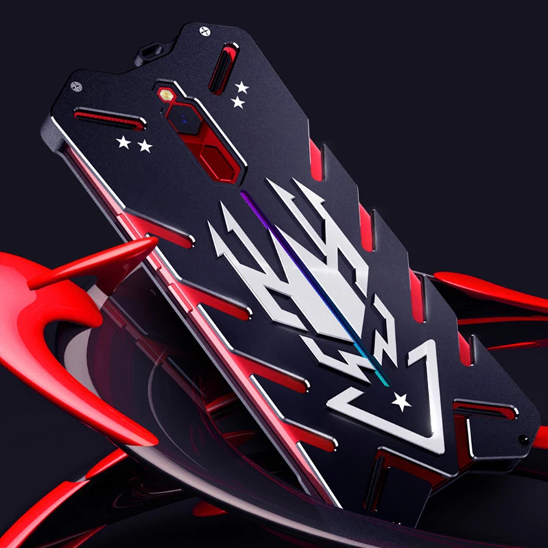 Ударопрочный металлический чехол ADKO для Nubia Red Magic 3 роскошный армированный