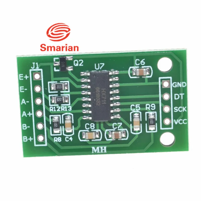 Smarian официальный двухканальный HX711 взвешивания Давление Сенсор 24-бит точность A/D модуль для Arduino DIY электронные весы