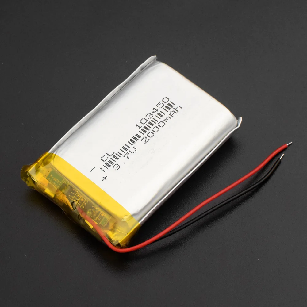 Литий полимерный аккумулятор высокой емкости 2/4 103450 3 7 В литий 2000 мА · ч MP5 GPS Bluetooth