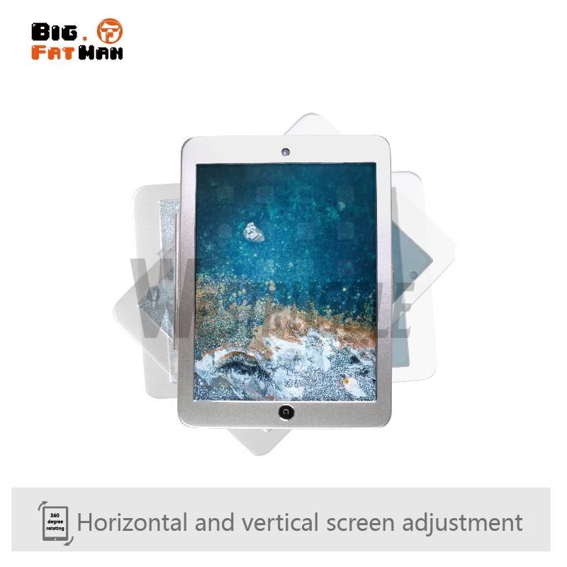 Подходит для ipad 2/3/4/air/pro настенный металлический чехол для ipad 9,7 Стенд Дисплей Кронштейн планшет замок держатель Поддержка регулировка угла