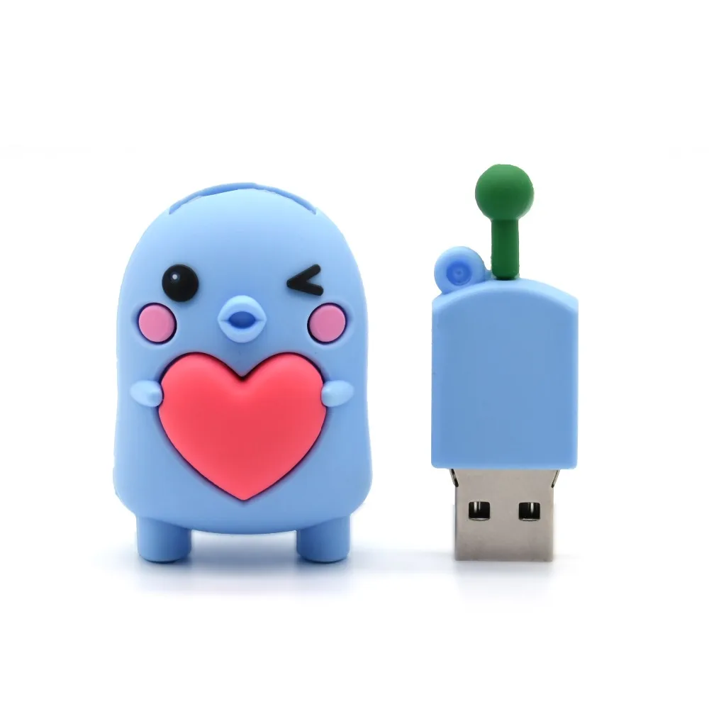 Новое поступление мультфильм USB флешка флешки 4G 8 ГБ милые сердцу Животные 16 г 32