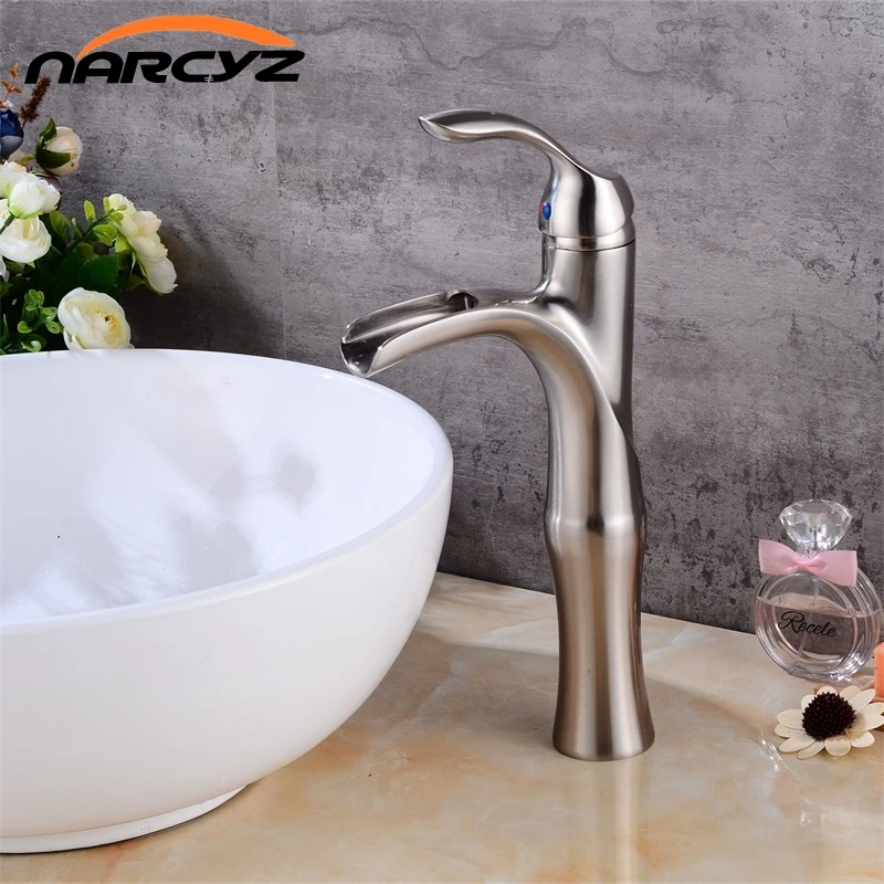 Смеситель для ванной комнаты с эффектом потертости и водопада|sink mixer|waterfall basin