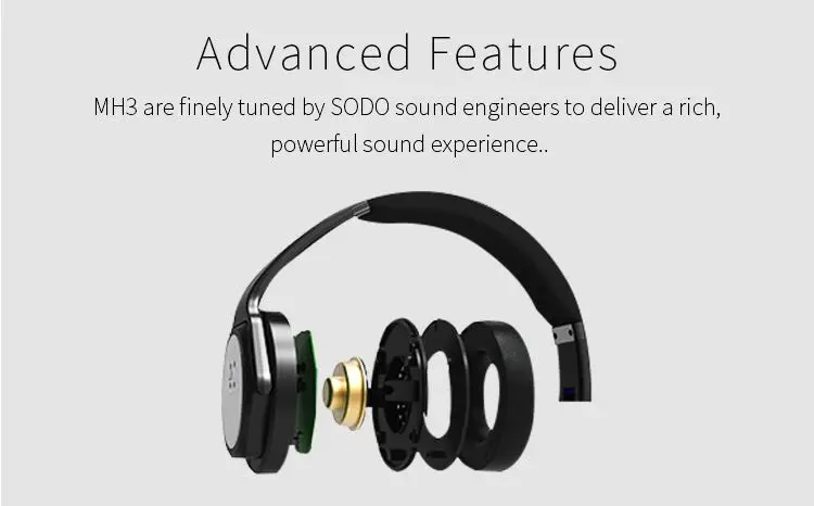 Новый стиль Bluetooth беспроводные стерео наушники Динамик и 2 в 1 с TF картой FM радио