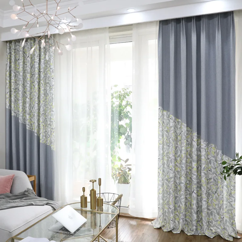 Продажа с фабрики оптовая продажа шенилл напечатанное шитьё занавеска ткань для