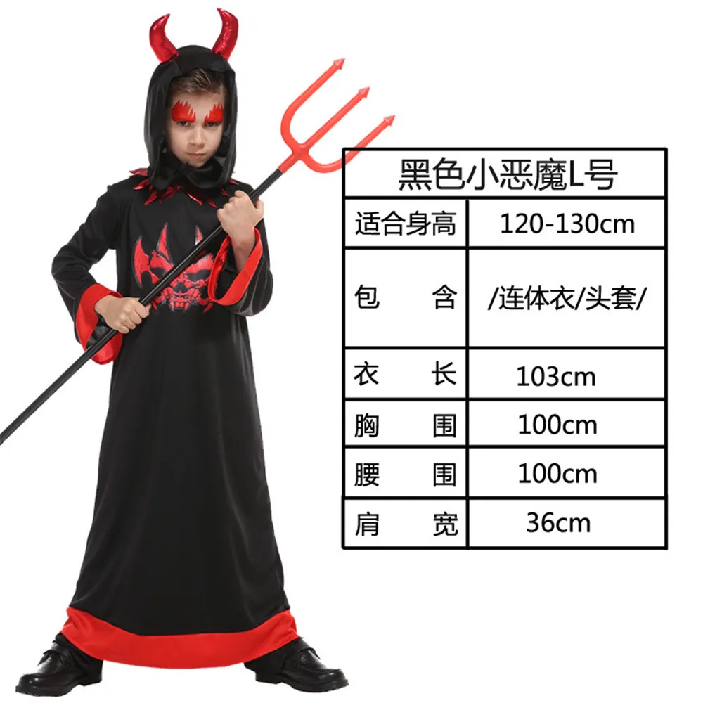 height 130-140cm Карнавальные вечерние костюмы на Хэллоуин для детей; готический костюм вампира графа Дракулы; костюм принцессы вампира для костюмированной вечеринки для мальчиков - Цвет: height 130-140cm