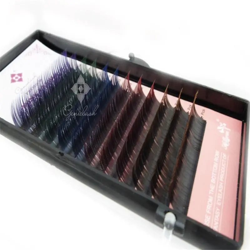 ресниц 0 20 c два тона наращивание ресницы красочные|eyelash package|eyelash dealseyelashes for car