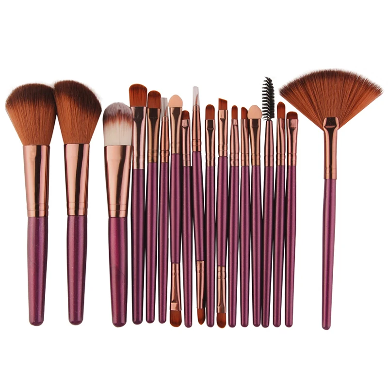 18 шт./компл. Макияж Расчёски для волос Инструменты комплект Мощность Основа