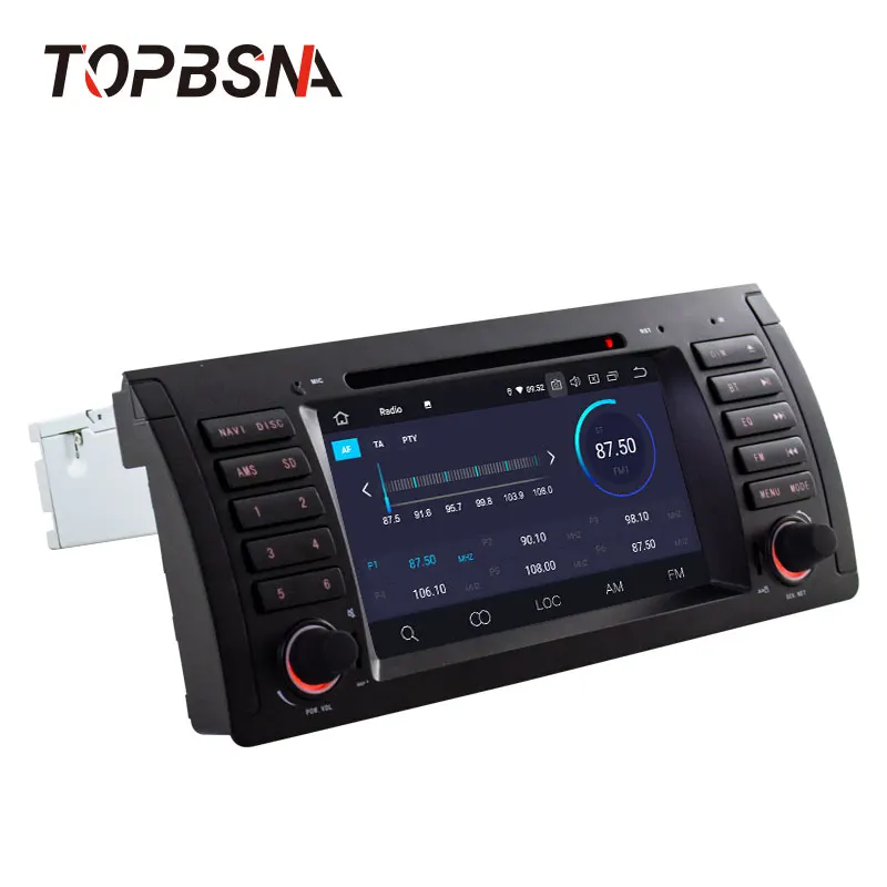 TOPBSNA Android 10 автомобиль радио плеер для BMW X5 E53 M5 5 Sesies E39 GPS навигации мультимедиа 1 Din