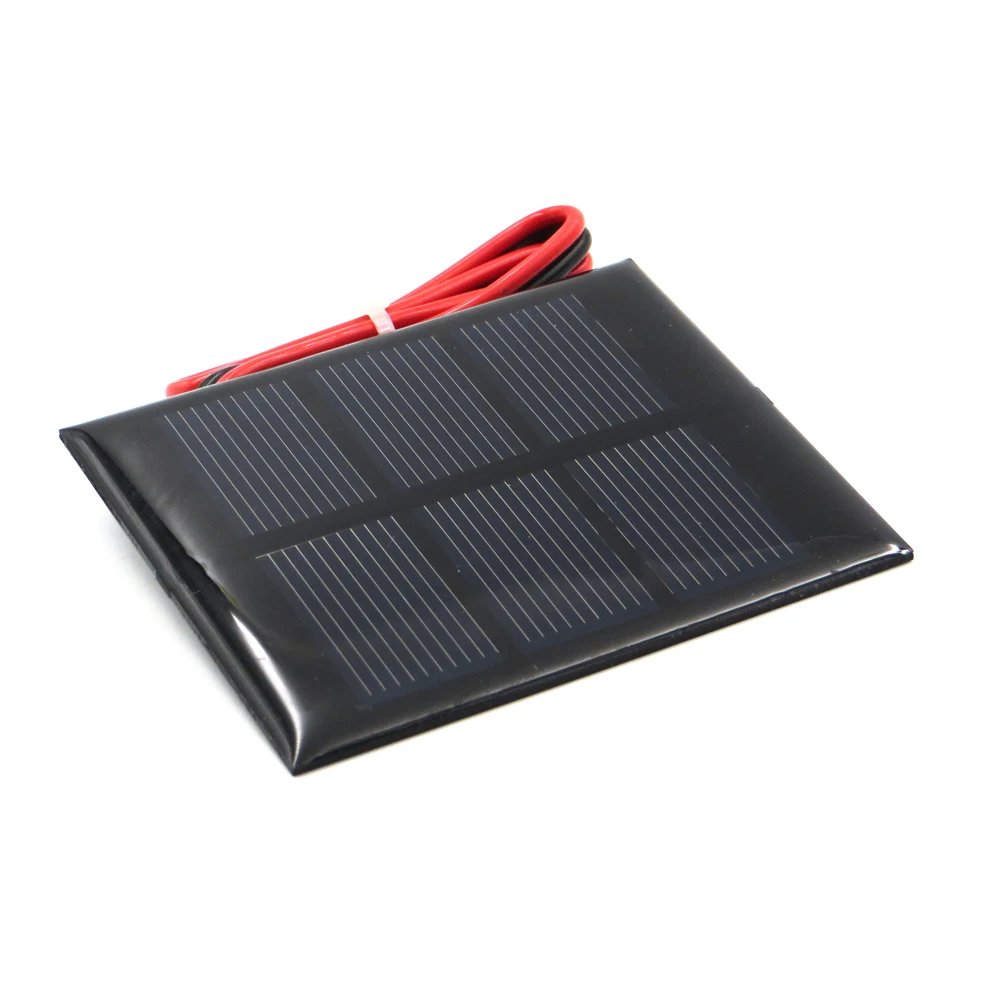 1 5 V 300mA продлить провода Панели солнечные поликристаллические кремниевые DIY