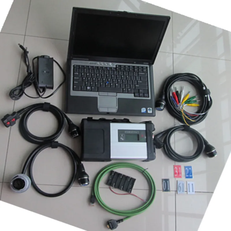 Full chip MB STAR C5 V03-2021 full system in HDD WIFI SD connect 5 with D630 Laptop for whole car/truck diagnostic |