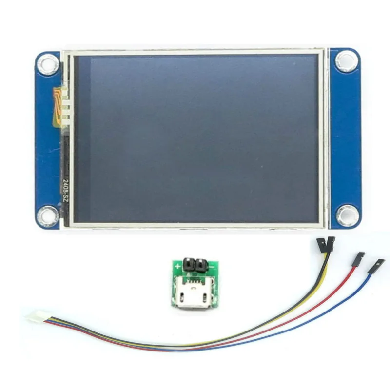 Nextion 2 4-дюймовый TFT сенсорный экран UART HMI Smart Raspberry Pi 320x240 ЖК-модуль дисплей для Arduino |