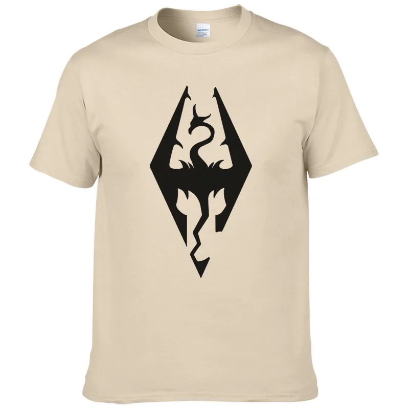 Мужская футболка с коротким рукавом логотипом SKYRIM европейский размер XS ~ XXXL #153|t