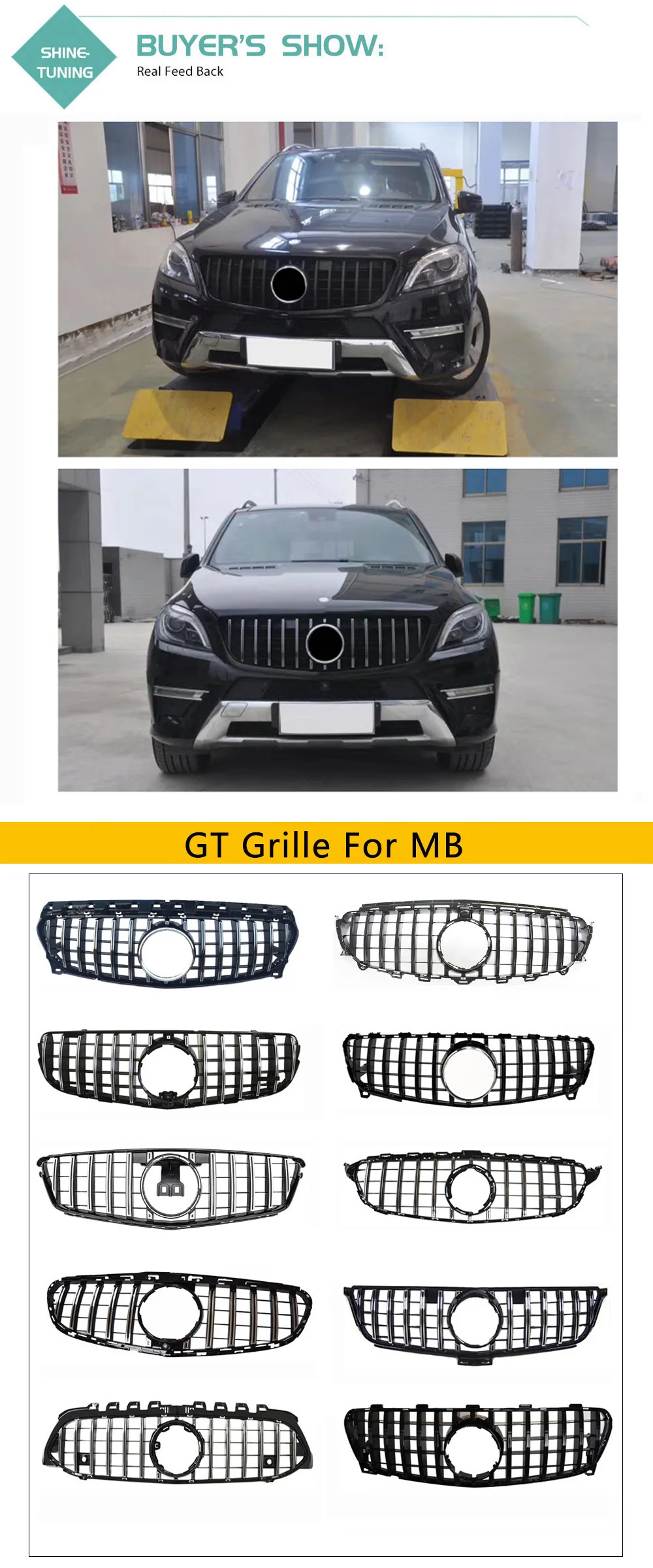 Для ML Class W166 AMG GT R решетка Передняя решетка для ML class 2012-15 ML300 ML320 ML350 ml400 ML450 решетка