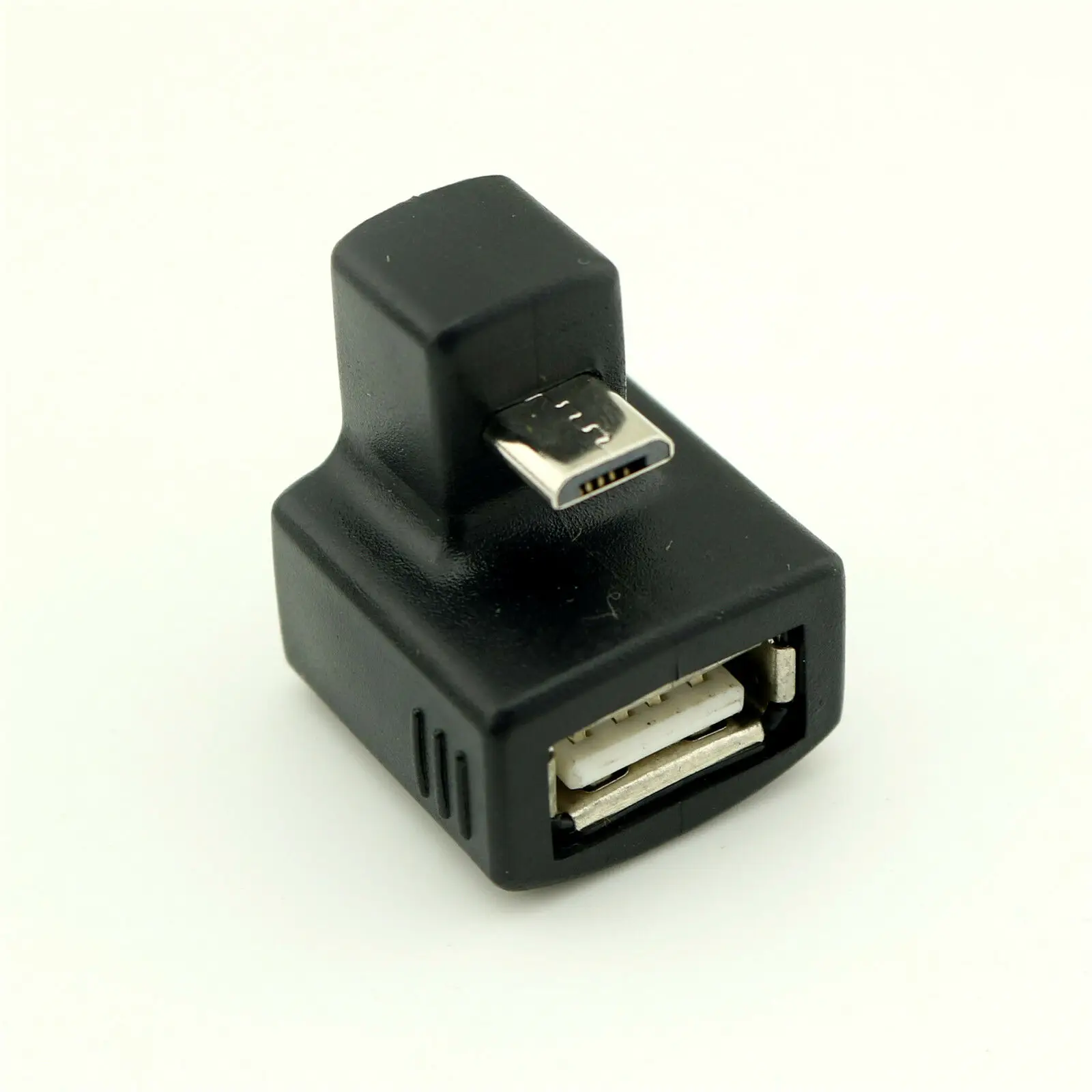 1 шт. адаптер OTG Micro USB 180 градусов вверх под прямым углом к 2 0 A гнездовой