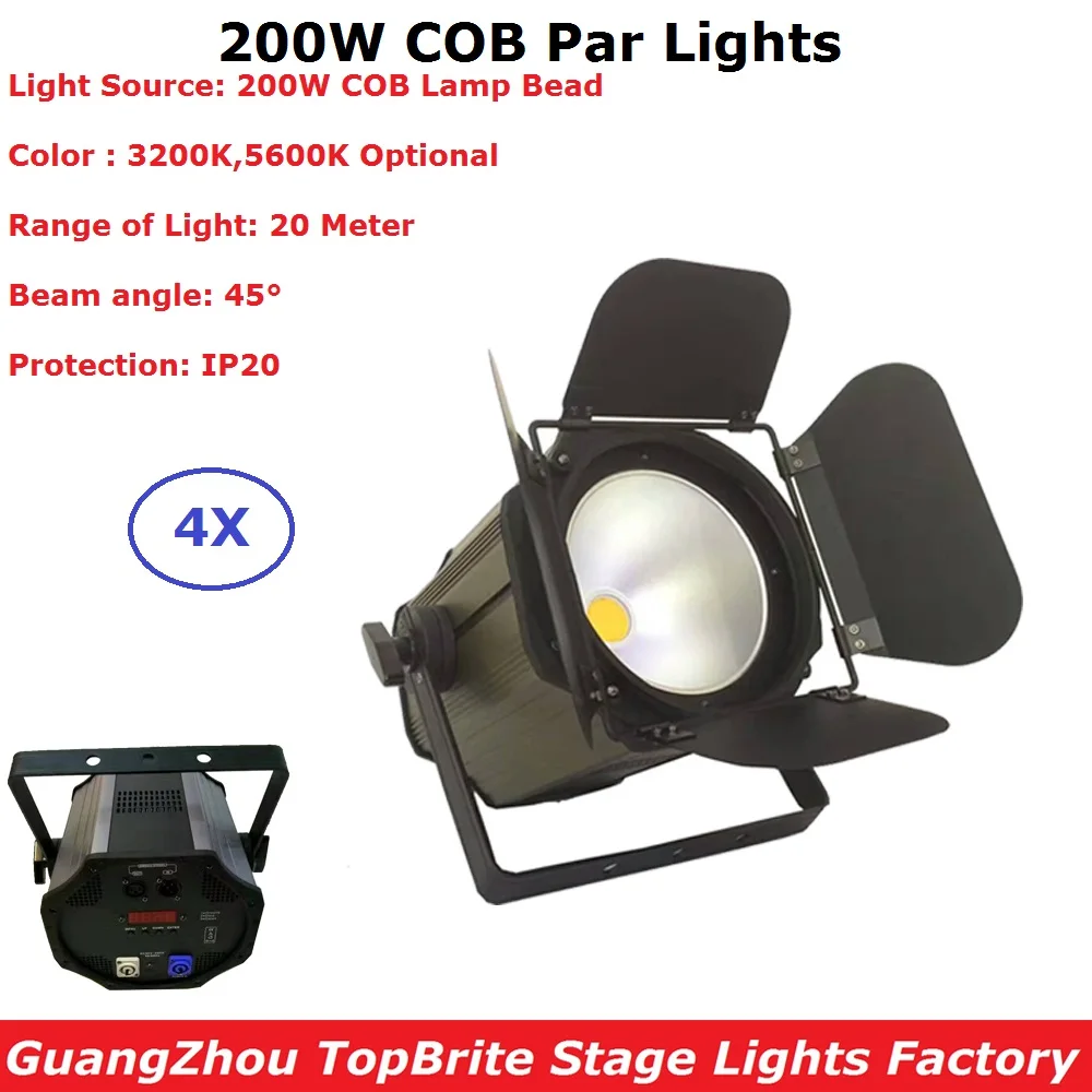 

LED Par огни 200 Вт теплый белый/холодный белый DMX COB Par Банки 100-240 в хорошо подходит для дискотеки DJ проектор машина для вечеринки Рождественское ...