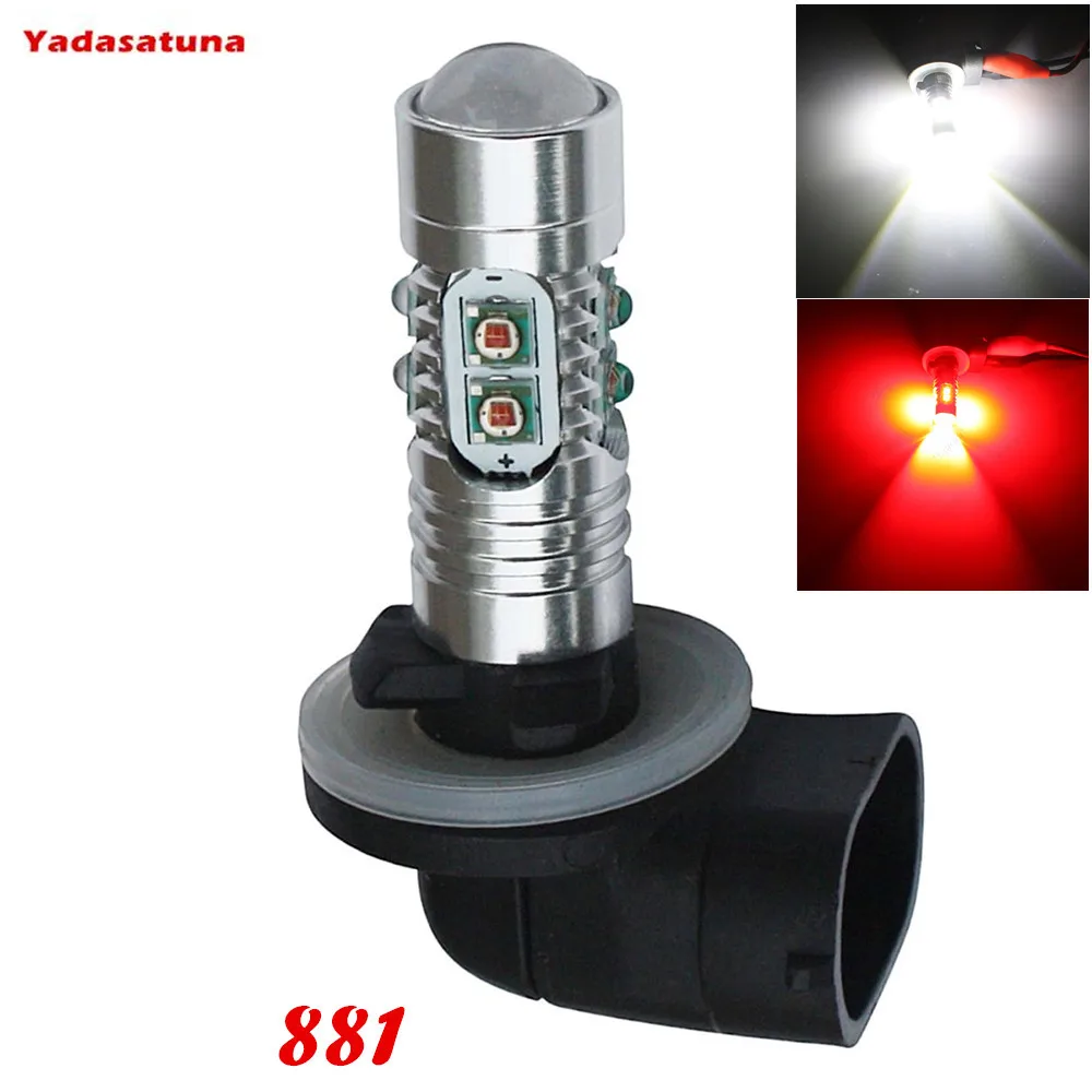 Lampada H27 881 10 светодиодных чипов Cree 50 Вт очень мощный|h27 881|lampada h2710 led |