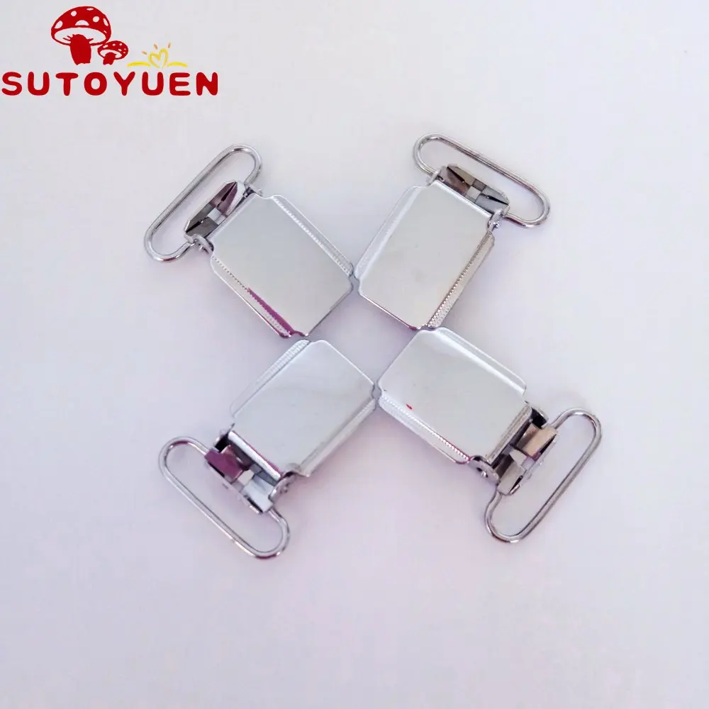 SUTOYUEN 20 шт u образные металлические зажимы для соски хромовые блестящие на