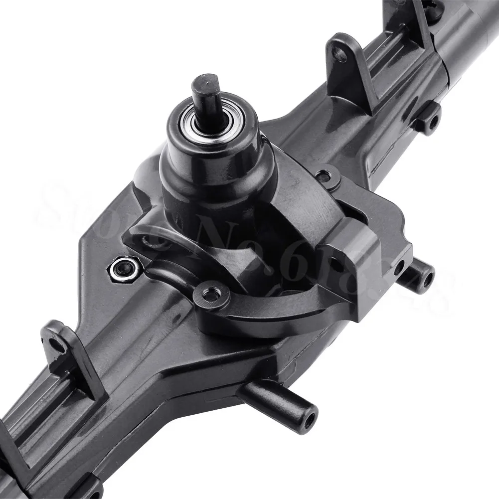 Полный комплект алюминиевых передних и задних осей коробки передач для 1/10 RC Crawler