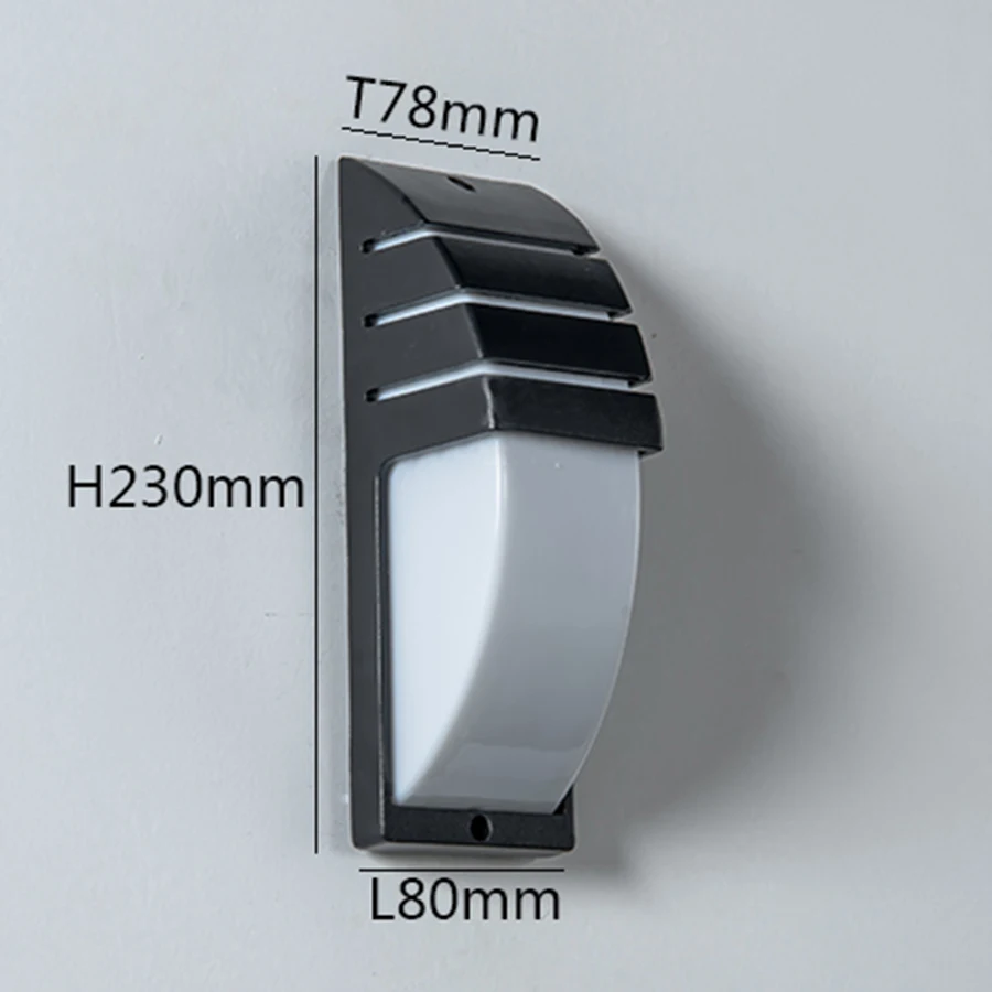 

BEIAIDI 2PCS IP65 Waterproof Wall Lamp COB Porch Garden Surface Mounted Light Outdoor Garden Porch Wall Sconce Lamp 100-240V