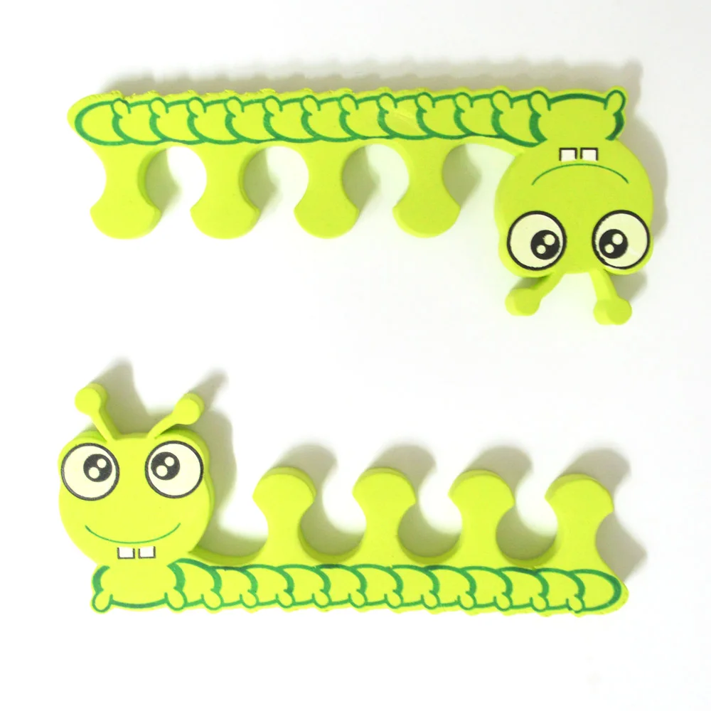2 шт. Caterpillar Силиконовые Мягкий форма Toe Сепаратор косточка Для Маникюр Педикюр