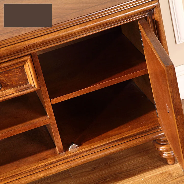 Американский кантри древесины корпуса аудио-с кабинет гостиная простой