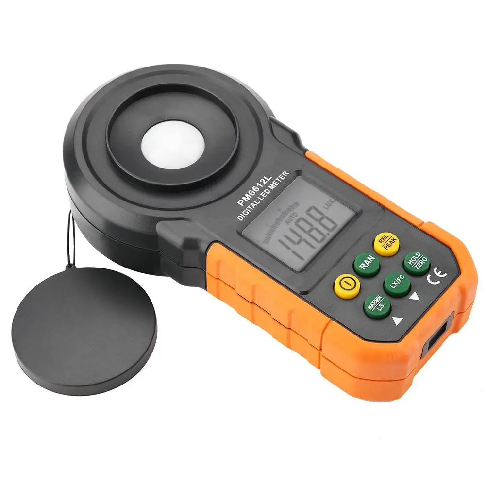 Светильник PEAKMETER для фотосъемки, люминометр PM6612/PM6612L 200, 000Lux, высокоточный цифровой фотометр, спектрометр