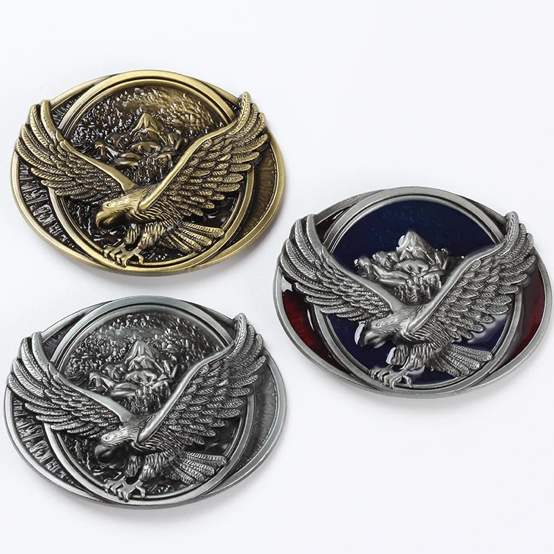 Мужской ремень из натуральной кожи с пряжкой расправьте крылья и Летучий