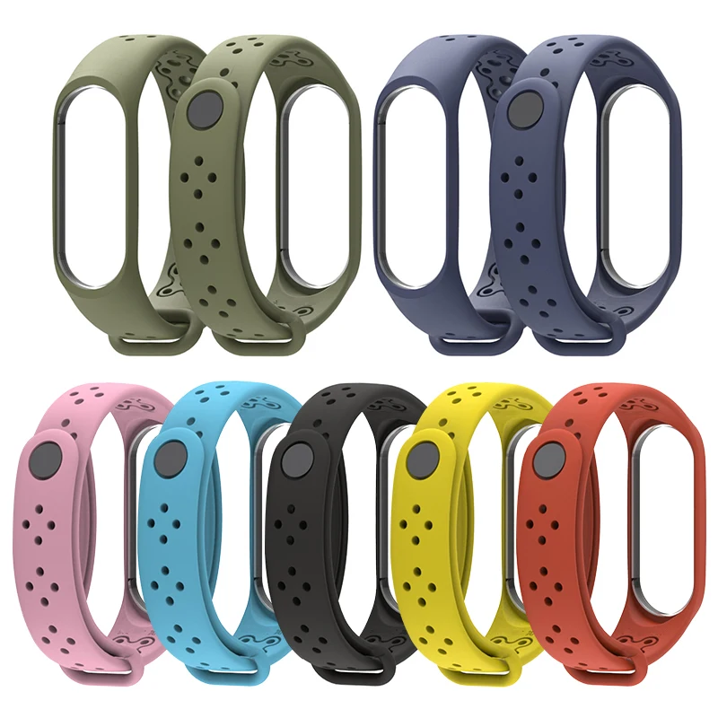 Mi Band 4 силиконовый ремешок на запястье для Xiaomi mi Band 3/4 аксессуары для ремешка цветной mi Band 2 применимый браслет millet 4