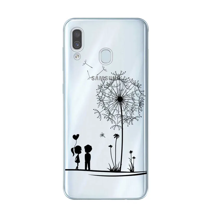 T6217 Мультфильм девушка цветок чехол для телефона в форме кактуса для samsung A10 A20 A30 A40 A50 A60 A70 A80 M10 M20 M30 M40 ТПУ чехол на заднюю панель - Цвет: T6217