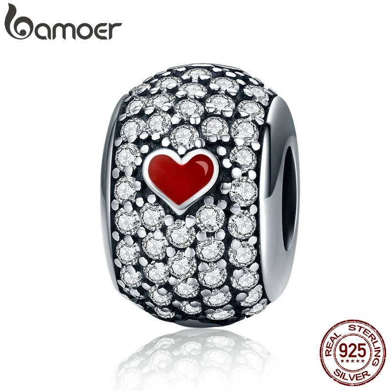 BAMOER, новая коллекция, подлинные 925 пробы, серебро, Forever Love, покерные бусинки, подходят для браслетов, ювелирных изделий, подарок SCC153