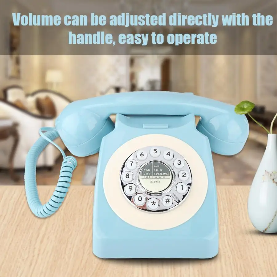 Telefon MS-300 Ретро стиль стационарный телефон для офиса украшения дома анти-электромагнитные помехи телефон портативный